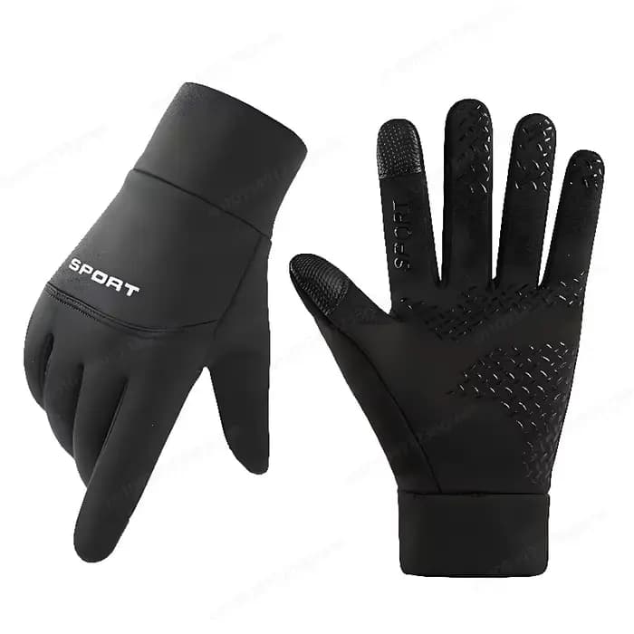Gants de cyclisme d'hiver chauds moto vélo randonnée