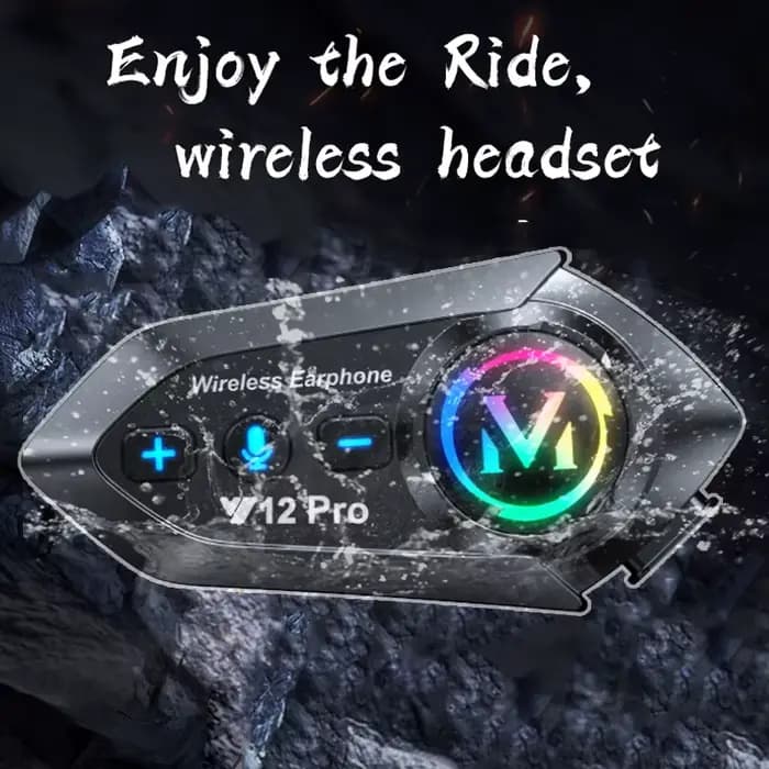 Intercom pour casque de moto 1/2x Y20 Pro
