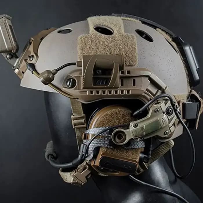Lampe de casque tactique, 3 modes, lampe de poche LED, éclairage nocturne extérieur pour la chasse au laser, le cyclisme militaire, la pêche, lampe de casque