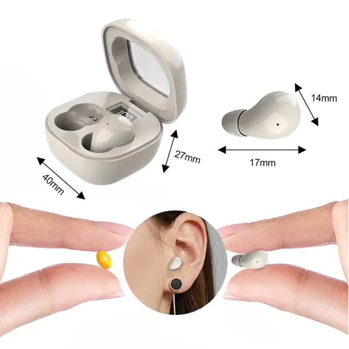 Mini casque de sommeil sans fil Bluetooth casque HiFi stéréo Invisible écouteurs cachés dans l'oreille sport écouteurs pour Smartphone
