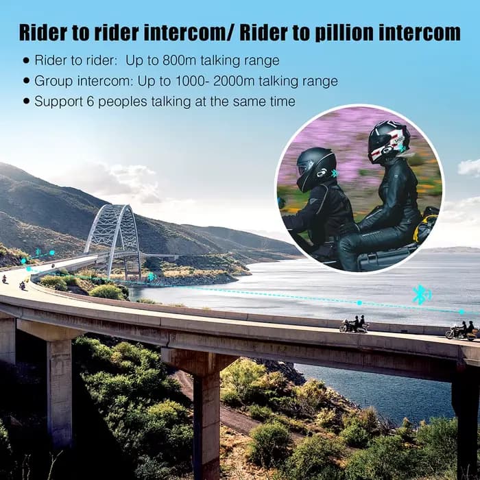 Nouveau FreedConn casque de Moto