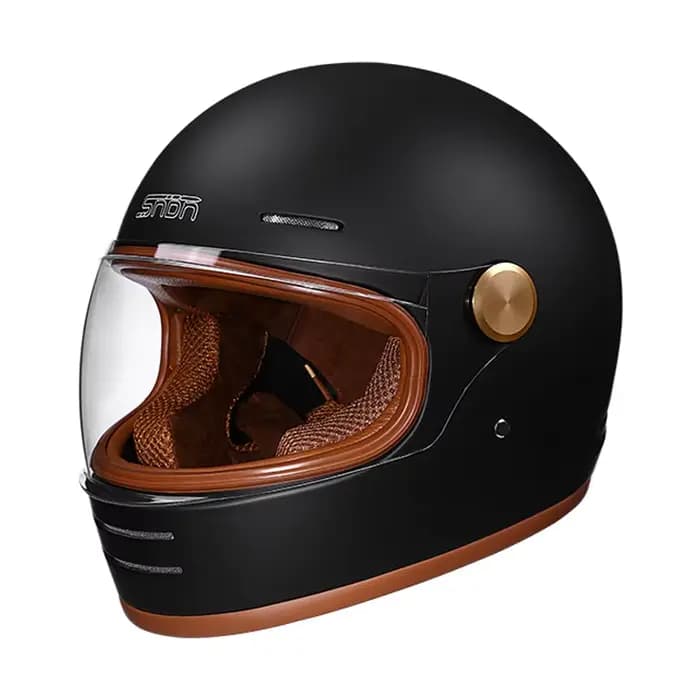 Casque ouvert vintage certifié DOT - Style rétro | Équitation d'été fraîche et confortable