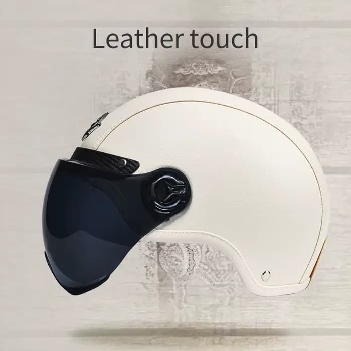 AD – demi-casque de MOTO rétro pour hommes