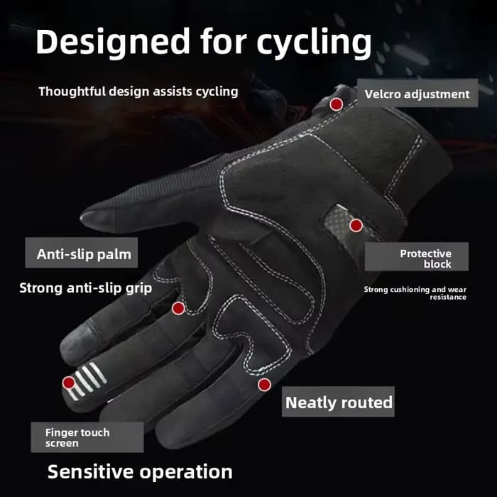 Gants de Moto d'été antidérapants