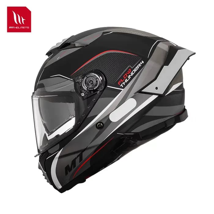 Casque de motocross Thunder 4 MT casques de moto course intégral Double boucle