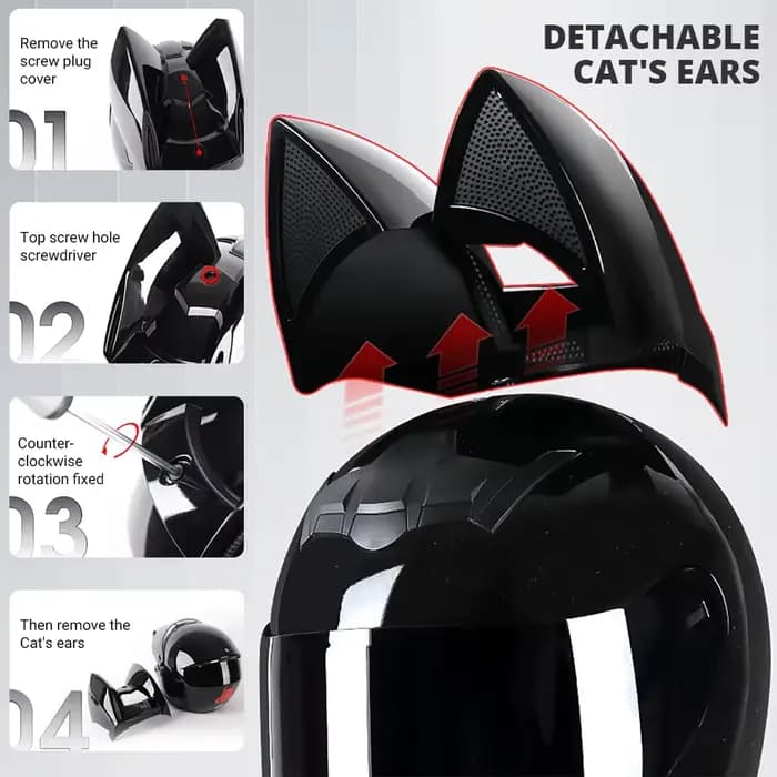 Casque de moto anti-chute pour femme