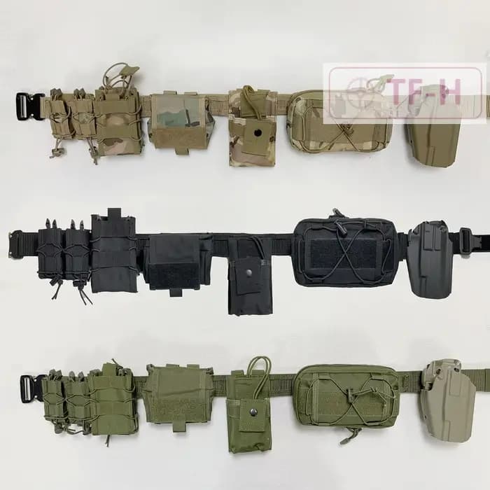 Ceinture tactique Molle complète multifonctionnelle pour entraînement de combat