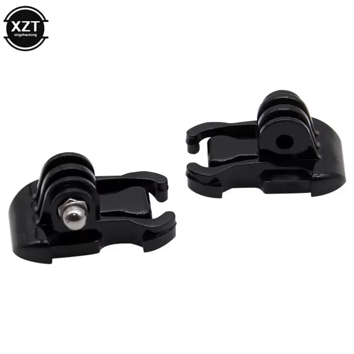 2 pièces Clip de boucle support de base pour Gopro Go Pro Hero HD 1 2 3 3 + 4 5 6 7 accessoires étui casque