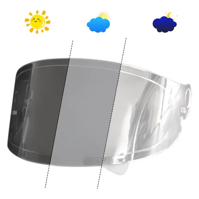 Pour Shoei Glamster casque hromic lentille