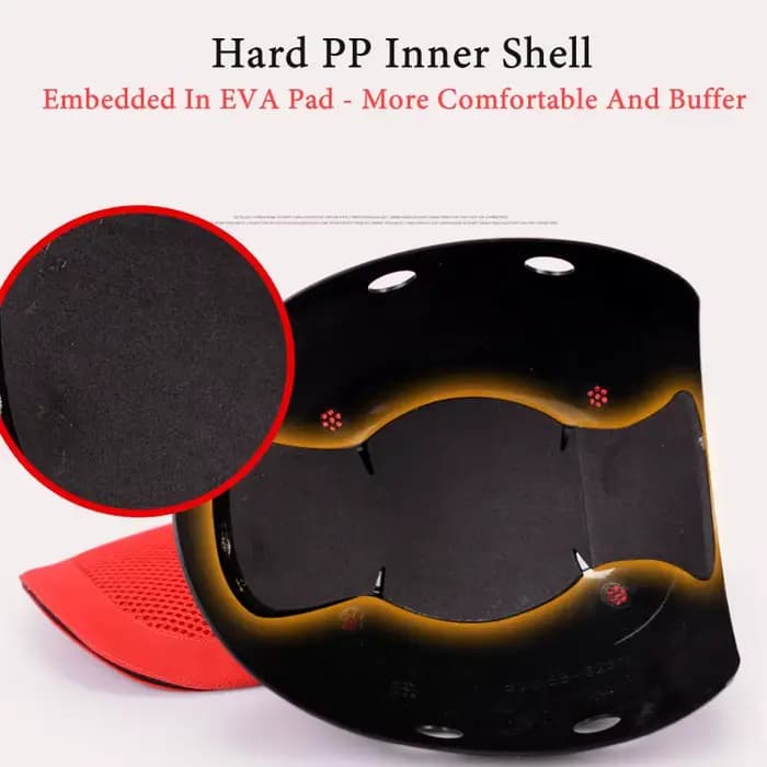 Casquette de sécurité au travail, coque intérieure en ABS dur, style chapeau de baseball, casque de protection pour le travail à domicile, protection de la tête de transport en usine