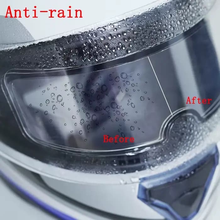 Lentille de casque de moto anti-buée transparente