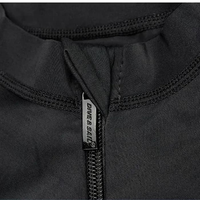Vêtements de plongée à manches longues pour hommes, maillot de bain avec fermeture éclair, élastique, écran solaire, plongée en apnée, surf, équipement de sports nautiques