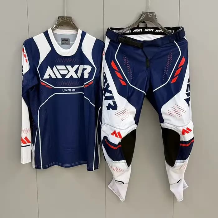 Combinaison de cyclisme de montagne unisexe à manches longues, pantalon de course, ensemble deux pièces pour moto tout-terrain pour hommes et femmes