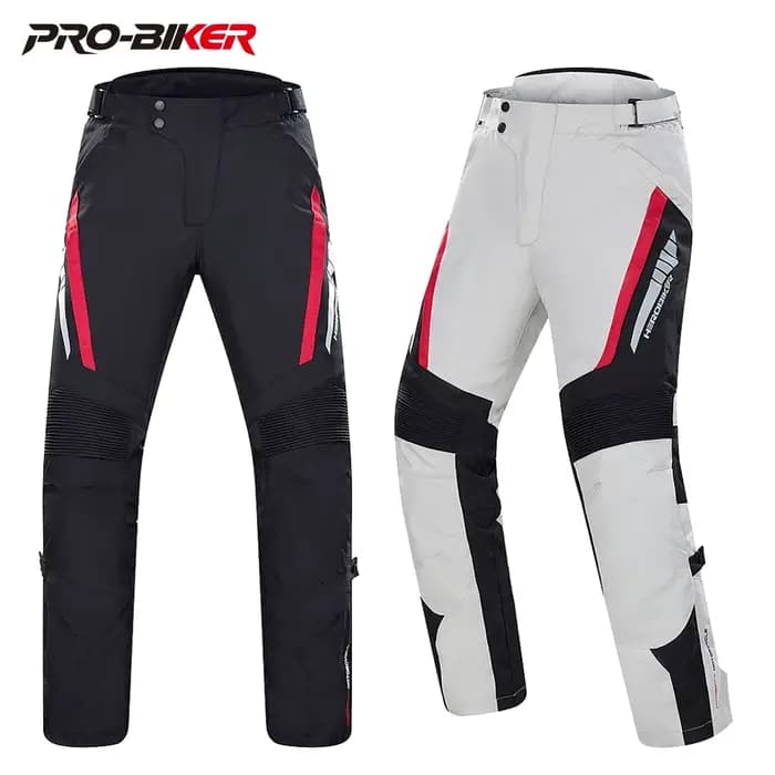 Pantalon de moto chaud coupe-vent avec équipement de protection