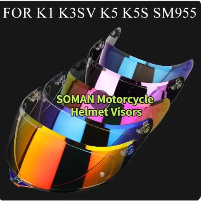 SOMAN Moto Casque Visières Pour K1 K1S K5 K3SV SM955-S