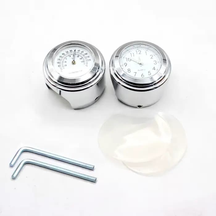 Nordson – horloge et thermomètre étanches pour montage sur guidon de moto