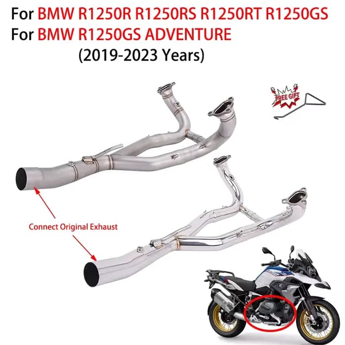 Système d'échappement pour moto BMW R1250R R1250RS R1250RT R1250GS ADVENTURE 2019 - 2023