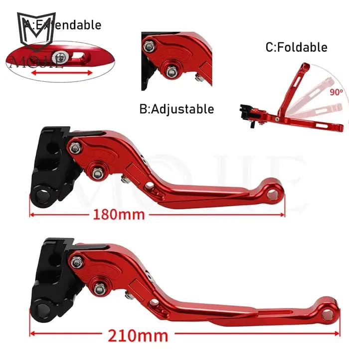 Leviers de frein et d'embrayage pour Yamaha XMAX125 X MAX XMAX 125 2006 – 2022