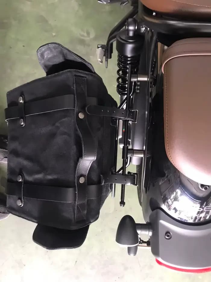 Sacoche Latérale de Moto Vintage pour Harley Sportster XL 883 XL 1200 Touring ocia Softail FL