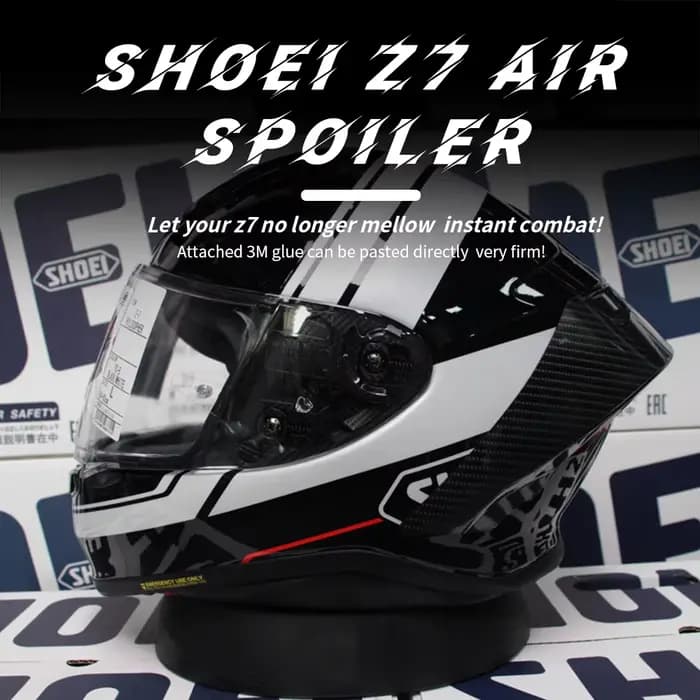 Étui de becquet de casque de garniture arrière de moto en carbone Z7 z7 pour accessoires ARAI Z7