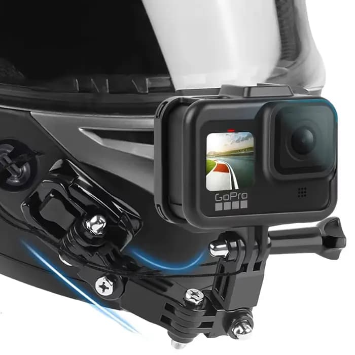 Support de casque de moto pour Gopro Hero 13 12 11 10 Yi osmo