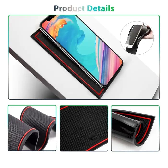 RUIYA pour Seat Cupra Born 2022 2023 2024 Tapis de Porte de Voiture Anti-dérapant Tapis de Fente Auto Intérieur Cupra Born Accessoires 2023es Born, 2022, 2023, 2024
