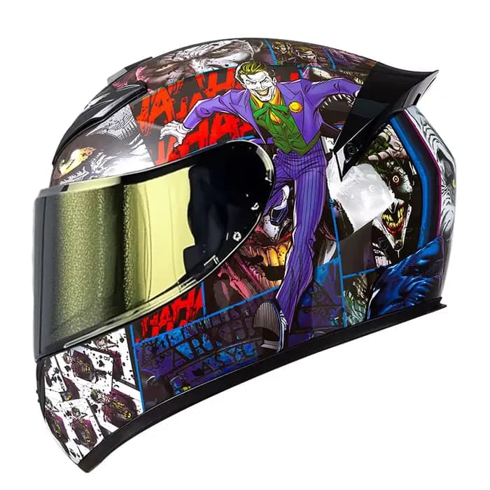 Casque de Moto intégral certifié DOT