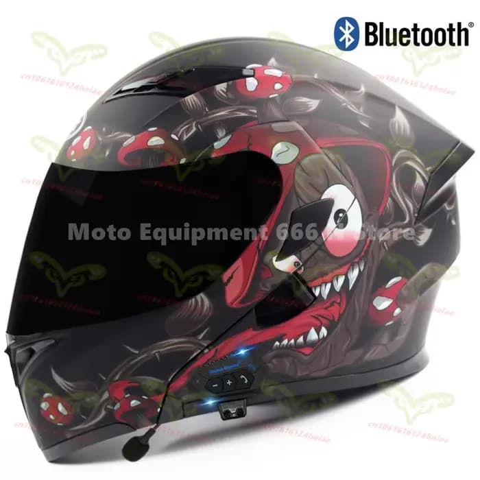 Casque de moto étanche approuvé par le DOT pour hommes et femmes