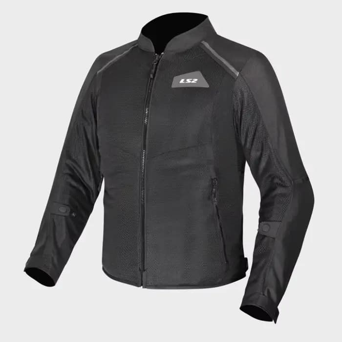 Blouson Moto Ls2 BREEZE Homme Été Noir Homologué CE Chaqueta De Motocicleta Verano 5 Protections LS2 Kurtka