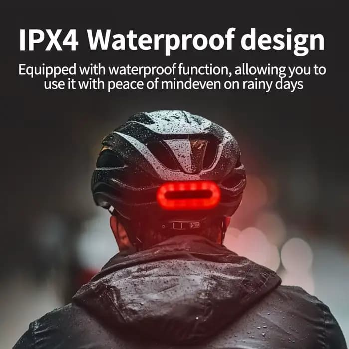 Casque de vélo étanche IPX4