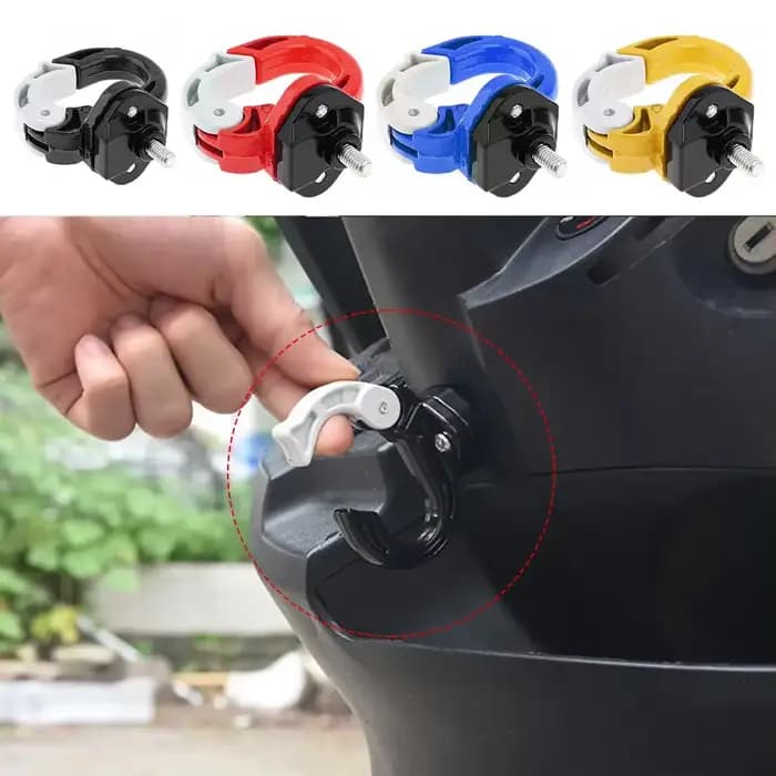 Crochet de casque de bagage de moto en alliage d'aluminium