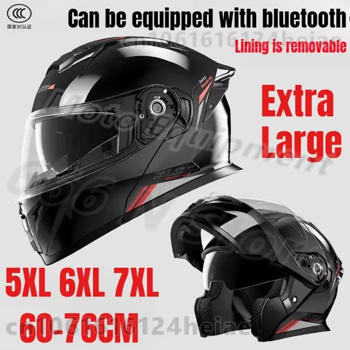 Casque de moto extra large 7XL 60-76cm
