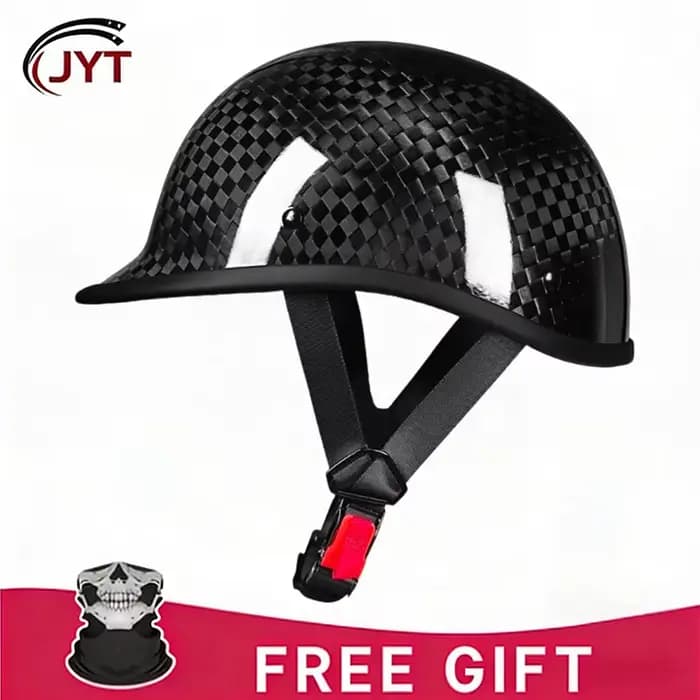 Casque en fibre de carbone pour hommes