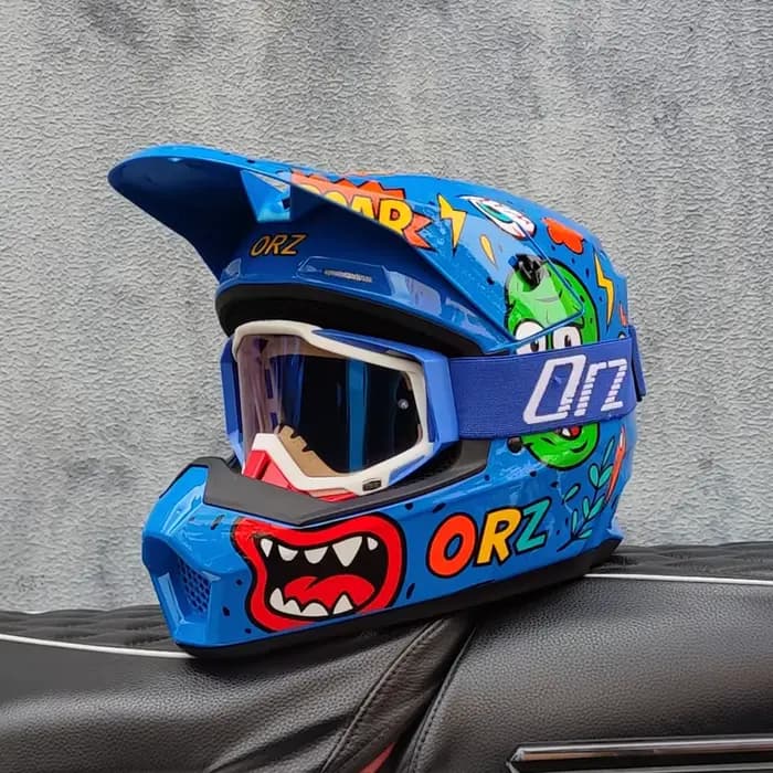 2025 dernier casque de Moto tout-terrain de haute qualité Cascos para Motos ATV VTT vitesse chute DH
