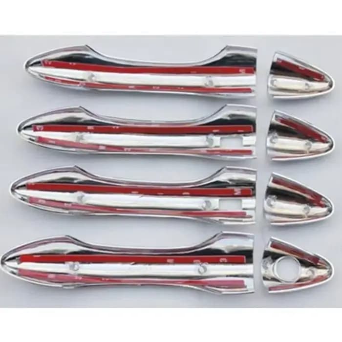 Couvercle de poignée de porte de style de voiture, accessoires extérieurs pour Hyundai Fête 35, 2010, 2011, 2012, 2013, 2014, 2015