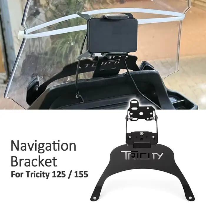 Nouveau support de téléphone portable et GPS pour moto Yamaha Tricity 125 155