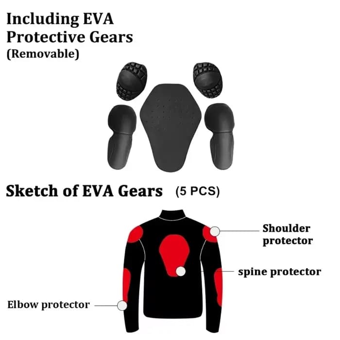 Veste de moto réfléchissante respirante d'été pour hommes et femmes