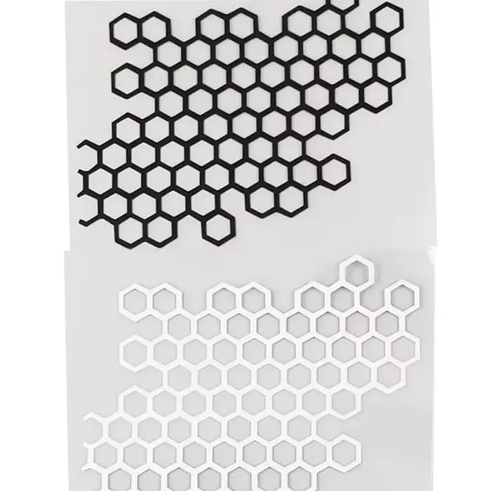[Neuf] 1 autocollant de moto en nid d'abeille