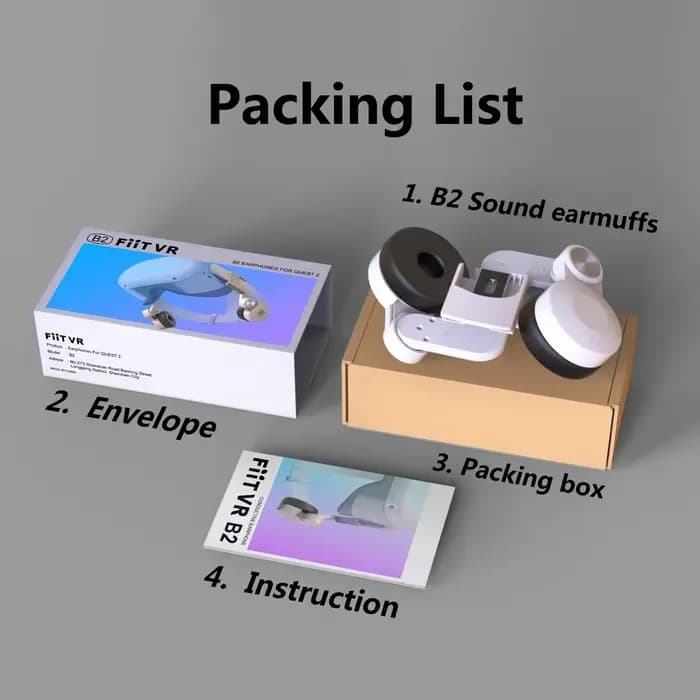 Cache-oreilles pour Oculus Quest 2 VR, casque avec réduction du bruit, son amélioré, accessoires de casque, nouvelle collection