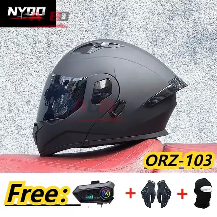 Casque de moto Orz-103 avec Bluetooth