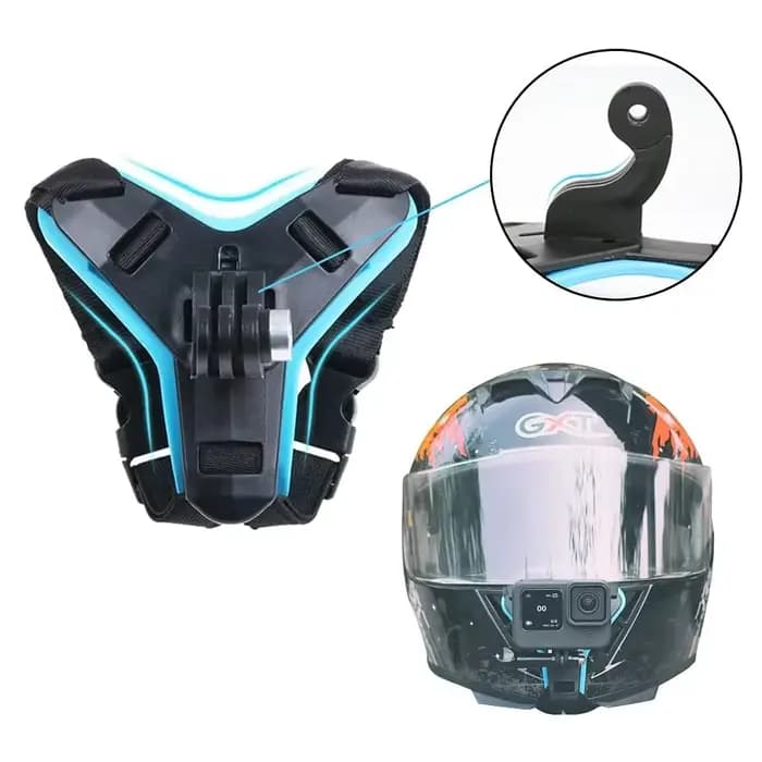 Support de fixation pour casque pour GoPro Hero 12 11 10 9 8 7 6 5 4 3