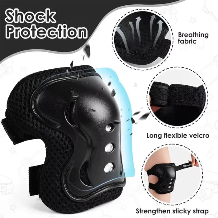 Casque avec genouillères