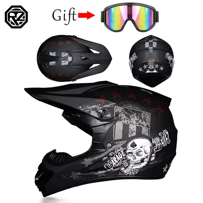 Homme femme Motocross casque moto ATV