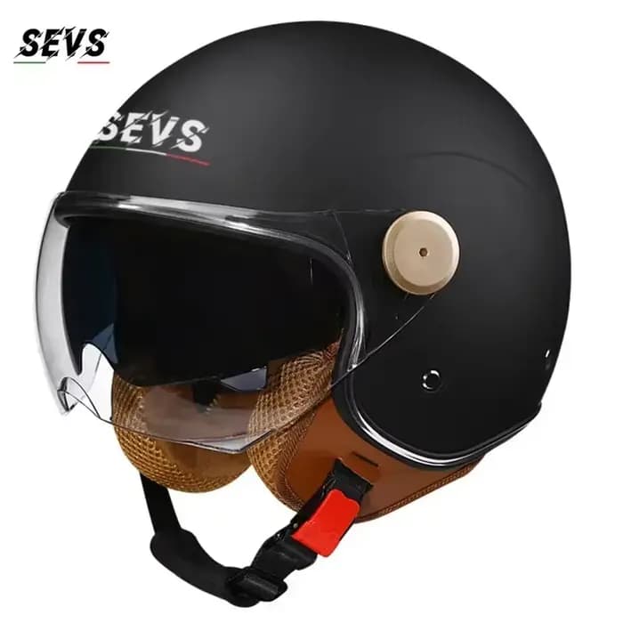 Casque de moto à visage ouvert pour hommes et femmes