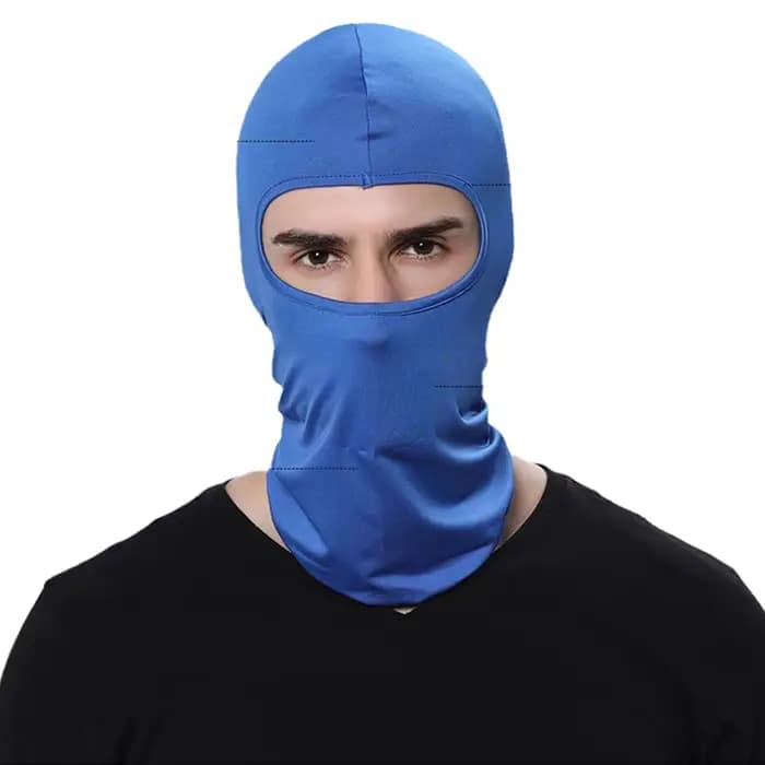 Masque facial pour casque de moto