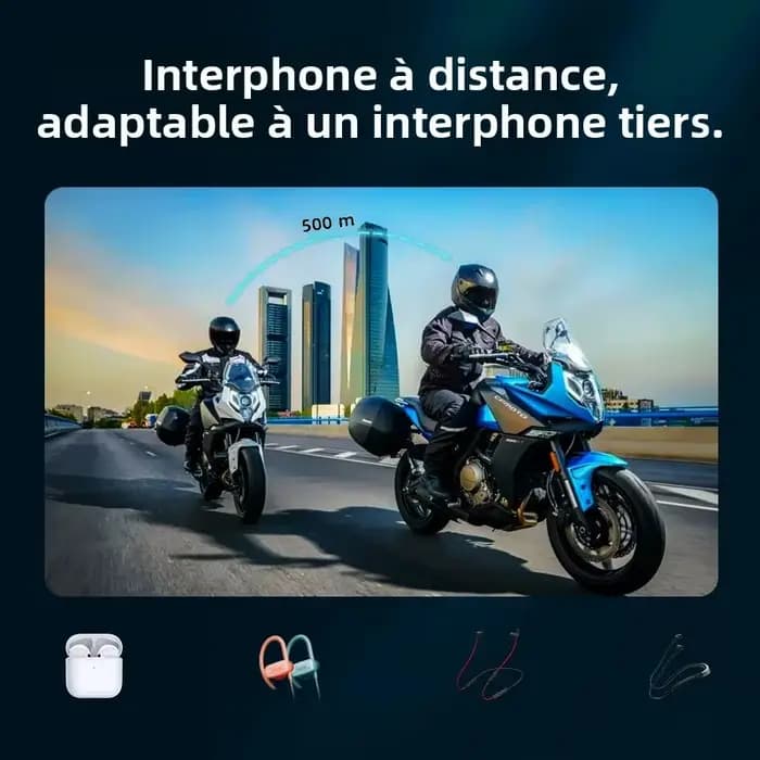 Interphone musical double Bluetooth 5.4