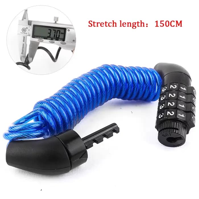 Verrou de casque de moto de 4