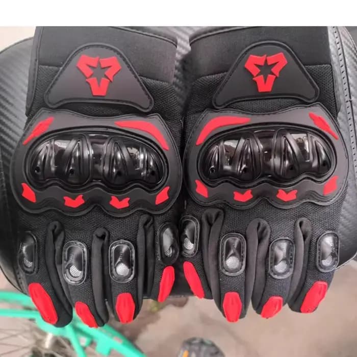 Gants d'équipement de course de Moto à doigt complet