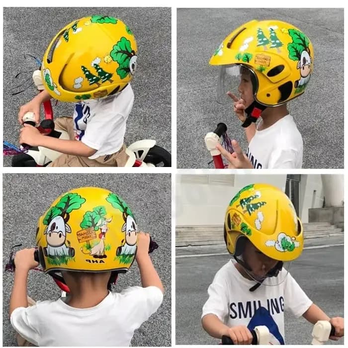 Casque de Motocross pour enfants de 3 à 9 ans