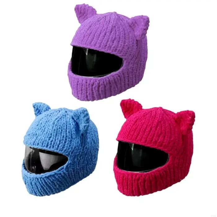 Housse pour casques avec oreilles chats amusantes